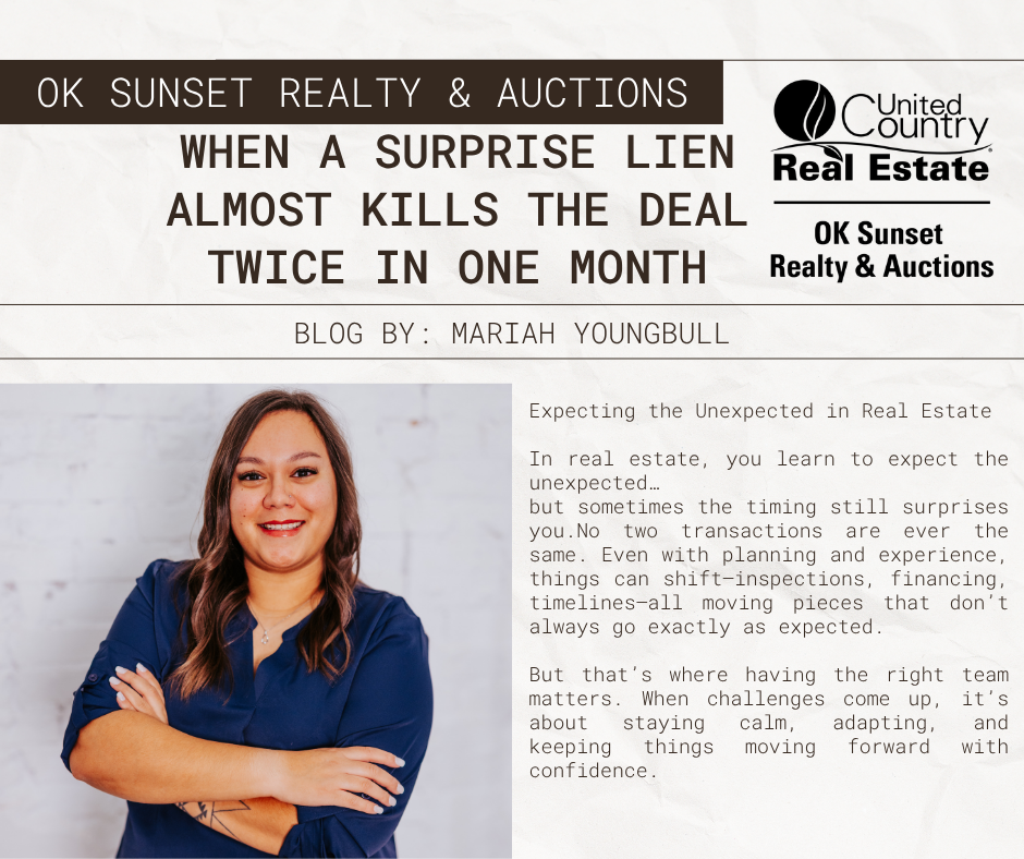 When a Surprise Lien Almost Kills the Deal -Twice in One Month